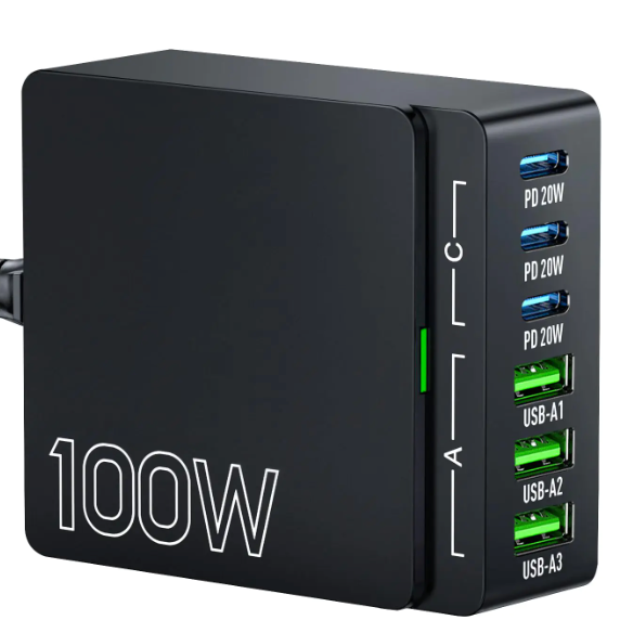 Fast Charging USB-C/USB-A Block